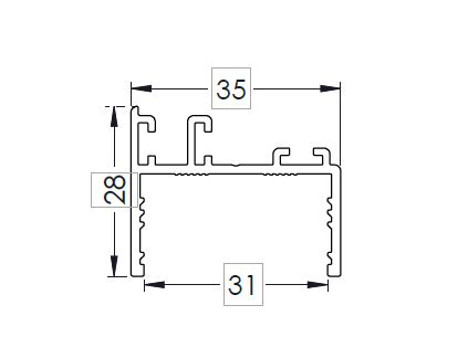 [ICS-(T)] Profil Sticla Intermediar